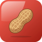 Illustration of a peanut representing peanut allergy