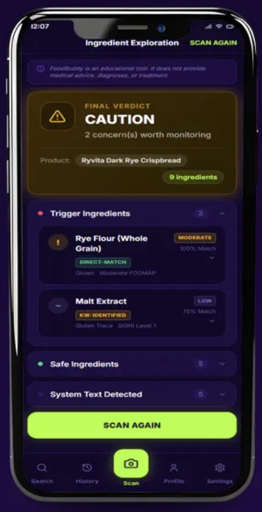FoodBuddy app — Worth reviewing